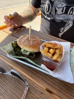 Cheeseburger   at Next Level Veggie Grill in Denver
