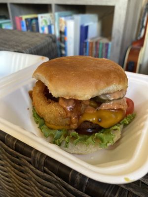 Maverick burger   at Next Level Veggie Grill in Denver