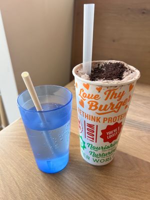 Cookies n Cream milkshake   at Next Level Veggie Grill in Denver