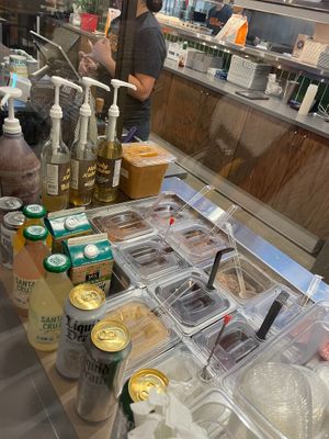 you can watch them make your shakes at Next Level Veggie Grill in Denver