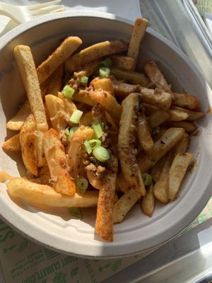 BeerChz Style Fries   at Next Level Veggie Grill in Denver