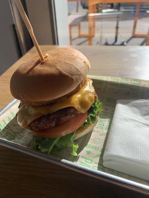 Maverick Burger   at Next Level Veggie Grill in Denver