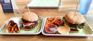 Great vegan Burgers!!! at Next Level Veggie Grill in Denver