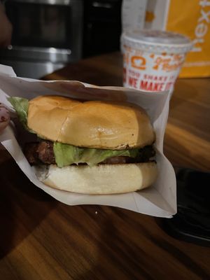 Beyond Burger and Choc Shake  at Next Level Veggie Grill in Denver