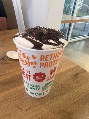 Cookies & creme shake  at Next Level Veggie Grill in Denver