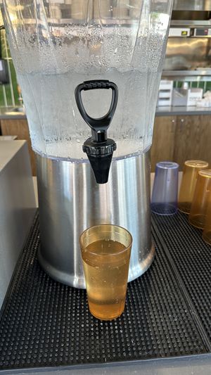 Self-service water station  at Next Level Veggie Grill in Denver