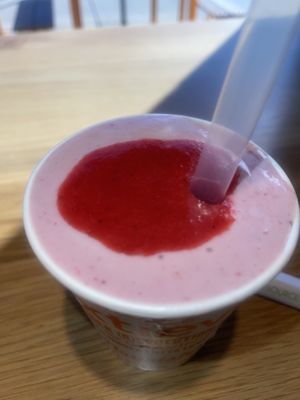 Strawberry Milkshake  at Next Level Veggie Grill in Denver