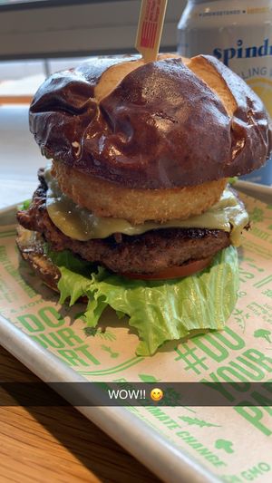 Had the Maverick Burger today. Outstanding, highly recommend !  at Next Level Veggie Grill in Denver