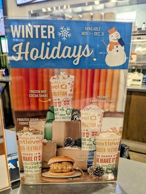 Holiday shakes! at Next Level Veggie Grill in Denver