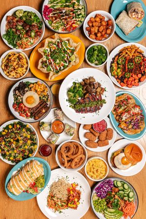 choices at Next Level Veggie Grill in Denver
