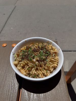 Truffle Mac and cheese  at Next Level Veggie Grill in Denver