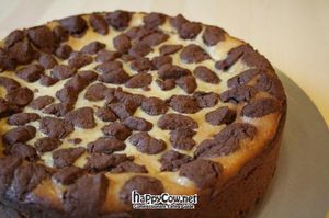 russischer zupfkuchen - russian chocolate-cheesecake at Freckles in Berlin