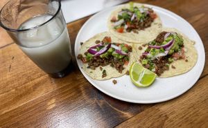   at Gaia Comida Vegana in La Paz