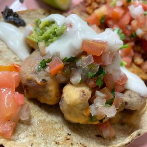 Close up  at Gaia Comida Vegana in La Paz