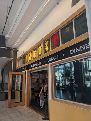 Back of restaurant opens up into the building at Ingo's Tasty Food in Phoenix