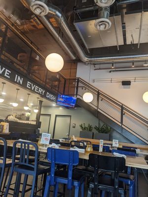 Two levels of seating available at Ingo's Tasty Food in Phoenix