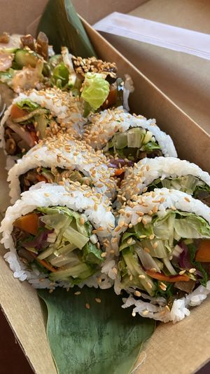Vegan Sushi Roll  at Aiyaohno Cafe in Vancouver