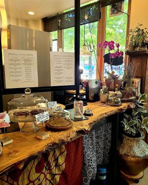 Front counter at Aiyaohno Cafe in Vancouver