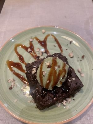 Brownie  at Vegan Bistró in Mallorca