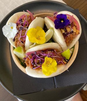 Bao Pulled Pork at Vegan Bistró in Mallorca