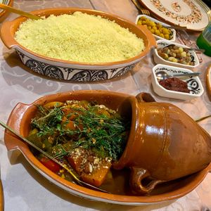 Tanjia Végétarienne (sans miel) at Le Riad in Quimper