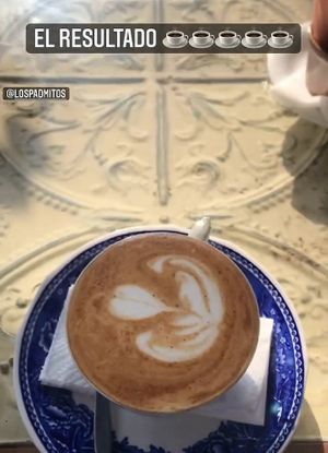 Cappuccino at Los Padmitos in Tumbaco