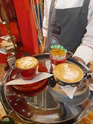 Cappuccino at Los Padmitos in Tumbaco
