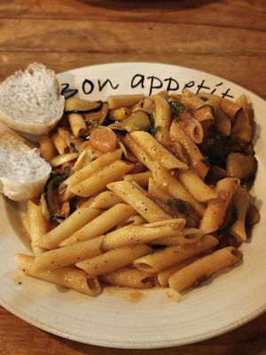 Pasta norma at Bon Appetit in Jardin