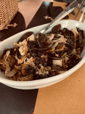 Verza in padella at Bio-Agriturismo La Ginestra in San Casciano In Val Di Pesa