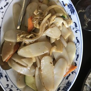 Rice Gnocchi with vegetables   at Ristorante Cinese Long Da in Cuorgne