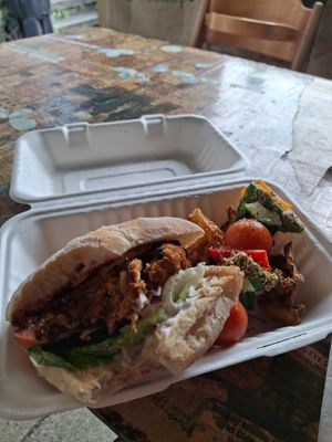  at Beats and Roots Cafe in Redruth