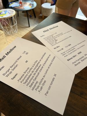 Menu  at Meli Mellow in Aubenas