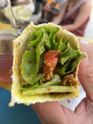 Wrap de seitan 🌱  at Meli Mellow in Aubenas