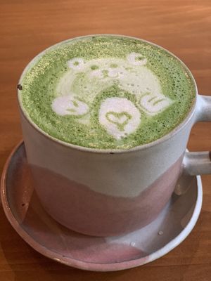Matcha latte at Gratitud  at Gratitud in San Isidro De El General