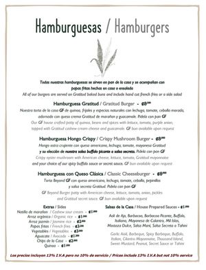 Hamburgers 🍔 at Gratitud in San Isidro De El General