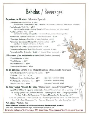 Beverages ☕ at Gratitud in San Isidro De El General