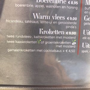 Vegan optie  at Insolar Eten en Drinken in Huizen
