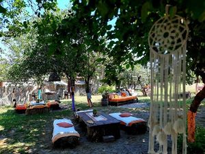 Communal area at Lotus Mellow in Valea Lunga