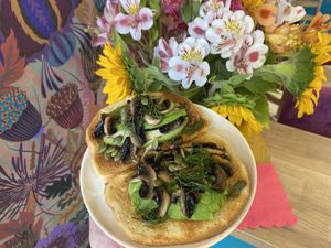 Avocado toast   at Golden Heart in Varna