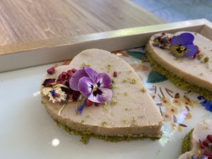 Gluten-free raw cake  at Golden Heart in Varna