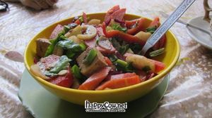 Marinated salad with tofu. at Honey and Spice in Pushkar