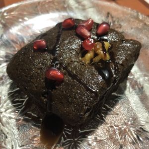 Vegan Brownie at Honey and Spice in Pushkar