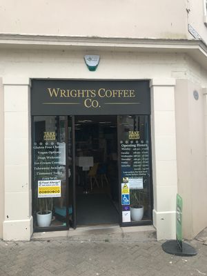   at Wrights Coffee Co in Maryport