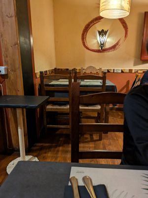 Part of the restaurant at Can Shelabi Restaurant in Cadaques