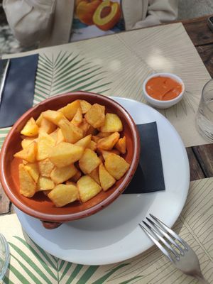 Bravas at Can Shelabi Restaurant in Cadaques