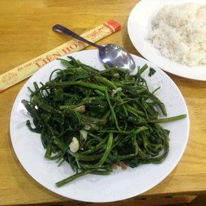 The hollow weeds at Quan Am Lien Tho in Vung Tau