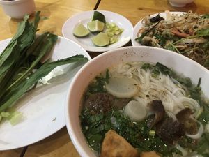 „Beef“ pho  at Quan Am Lien Tho in Vung Tau