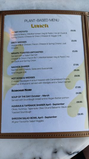 Menum at The Happy Shroom in Gloucester