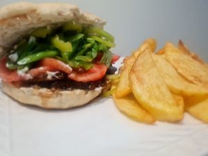 Chacarero at Rupa Veg in La Serena