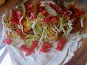Falafel Búlgaro at Rupa Veg in La Serena
